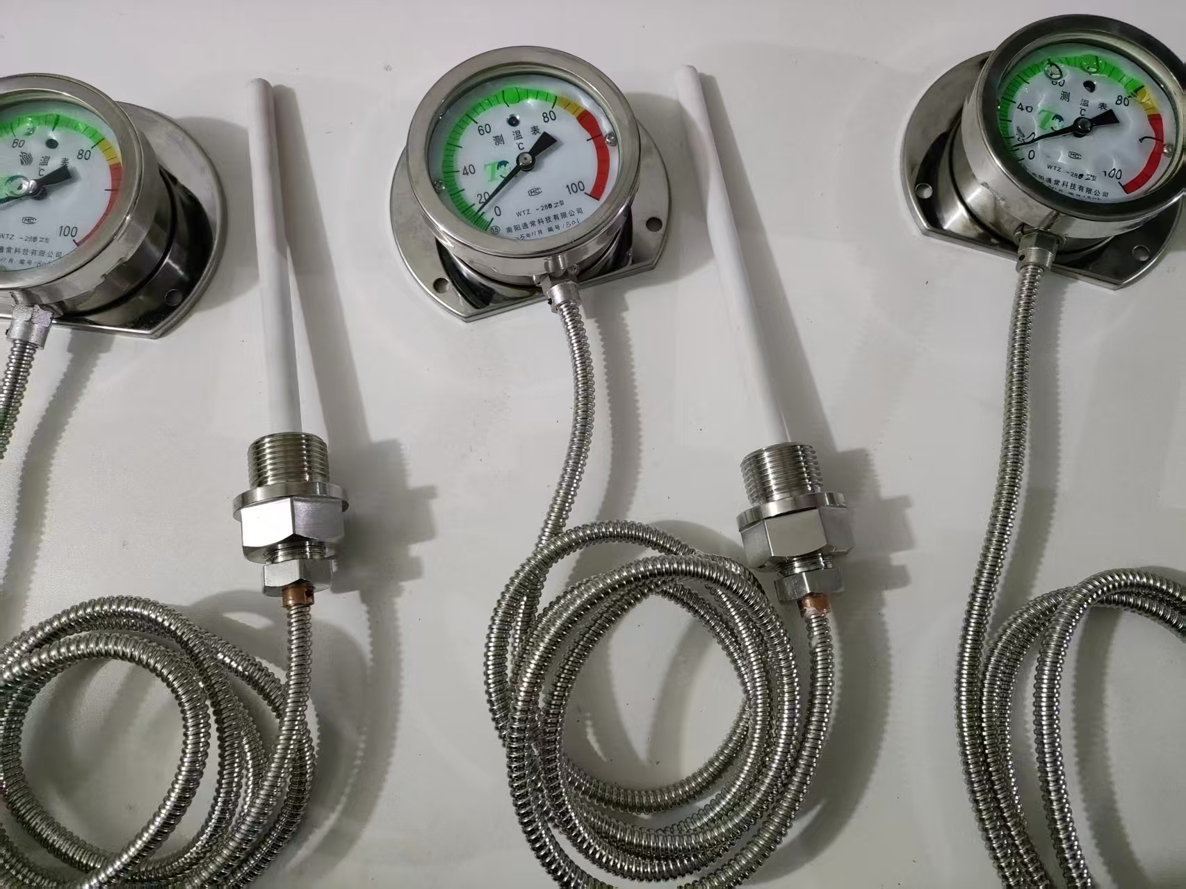 防震测温仪表WTZ-280Z,工业级，高精度，经得起第三方检测中心检测，入库验收包过！