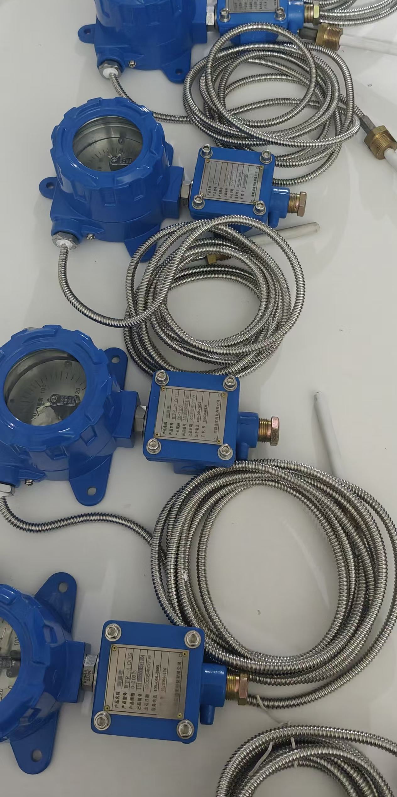 WTR-100D防爆电接点温度计,电接点温度计图2